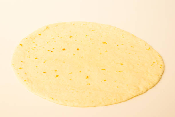 istock Corn tortillas on white background. Unleavened bread 2148270808