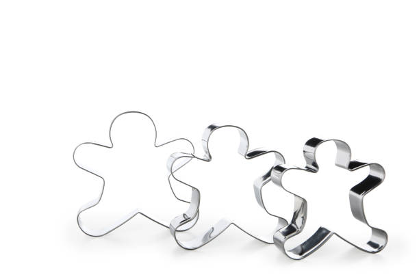 istock Concept of cooking tools, cookie cutters, isolated on white background 2148272290