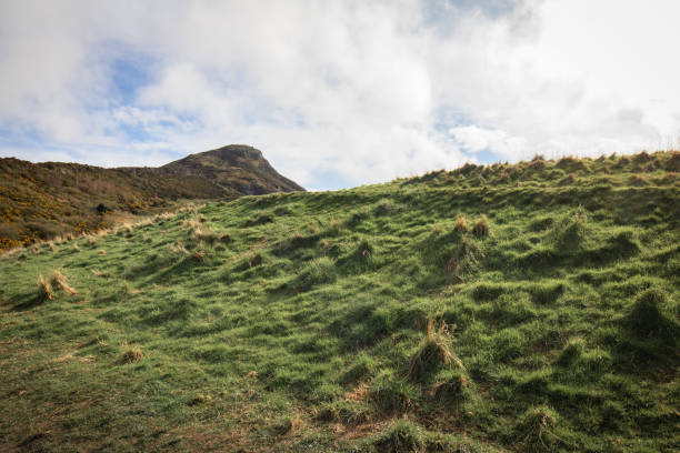 Arhur's seat, sleeping volcano in Edinburgh, Scotland