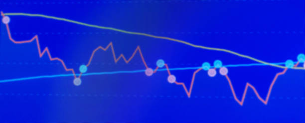 abstract finance crisis curve blue background investment, marketing concept.blurred background.crisis business finance curve stock concept.banner. - 13427 imagens e fotografias de stock