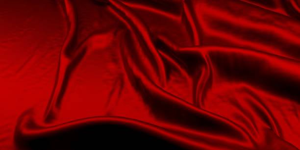 istock Red satin or silk fabric background. Velvet material 2148275138