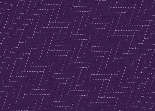 Vector illustration of Abstract Background Purple Parquet Floor