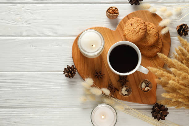 istock Concept of Hygge, warm and cozy composition, space for text 2148280517