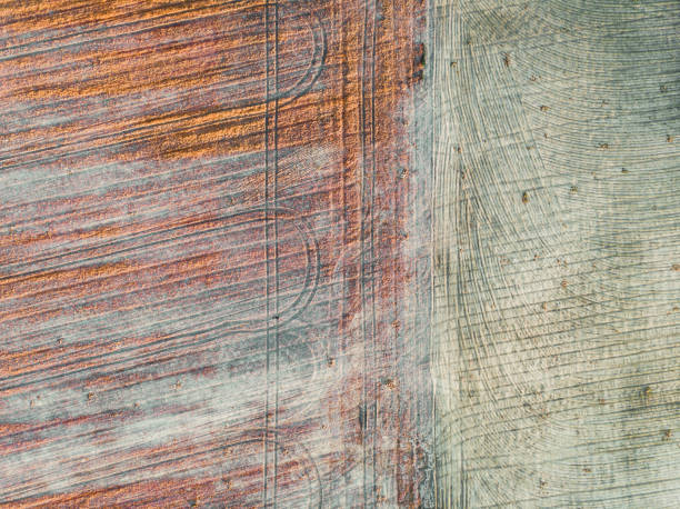 istock A painting of a wooden surface with a red stripe 2148281978