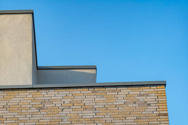 istock facade of an modern large house ,wall with windows 2148282463