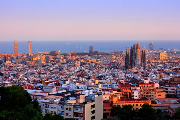 istock Barcelona afternoon cityscape 2148282665