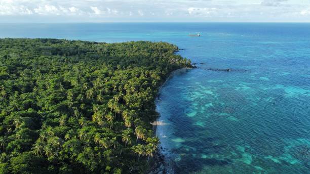 istock View of the Caribbean's Little Corn Island 2148286292