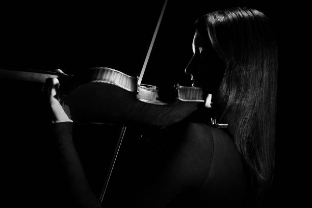 Violin player violinist  classical musician playing musical instrument