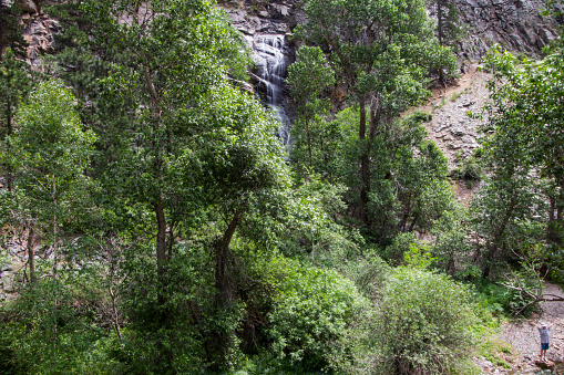 Bridal Veil Falls, Spearfish Canyon Scenic Byway, South Dakota