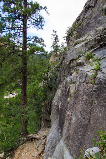 Views of Spearfish Canyon, Spearfish Canyon Scenic Byway, South Dakota