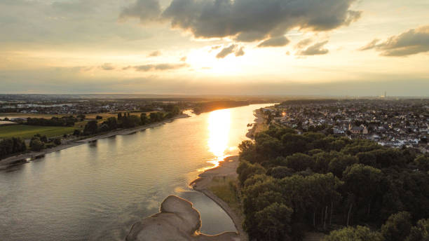 istock Rhine river flowing through Bonn in Germany 2148291328