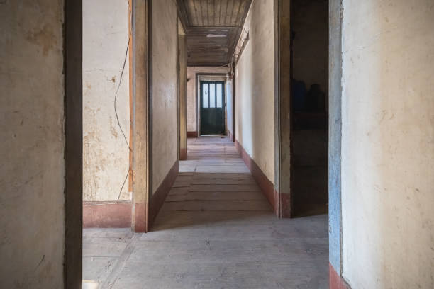 istock interior of an old abandoned stone house 2148299805