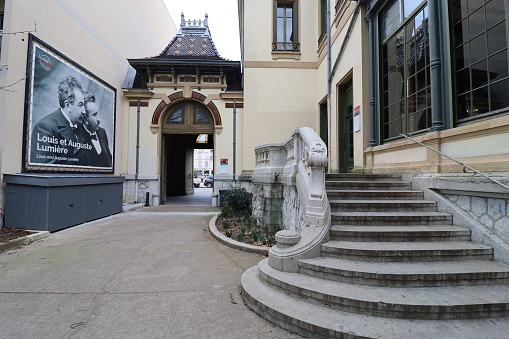 The Lumiere museum, exterior view, city of Lyon, Rhône department, France