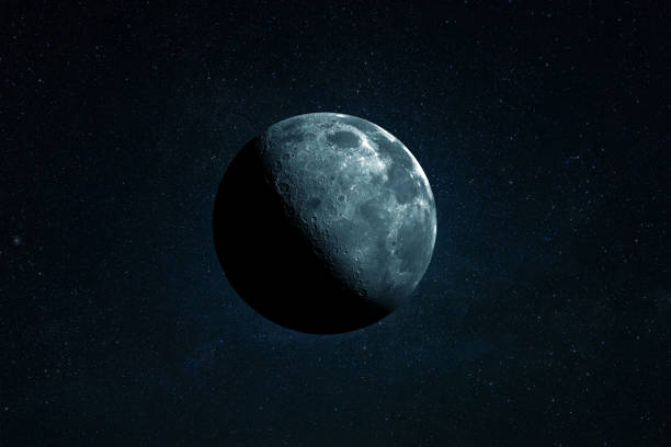 istock Beautiful Moon satellite in stellar deep space. Space wallpaper 2148304704