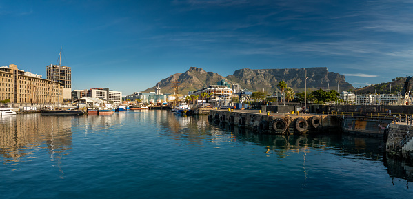 View of the Victoria & Albert Water Front, Cape Town, South Africa