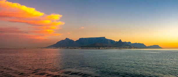 istock Sunset sailing approaching Cape Town, South Africa 2148309466