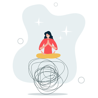 meditation or relaxation to reduce anxiety, control emotion during problem solving or frustration work.