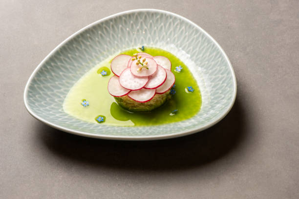 istock Gourmet meal with radish 2148316317