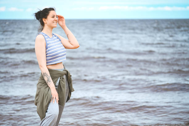 Young woman enjoying nature