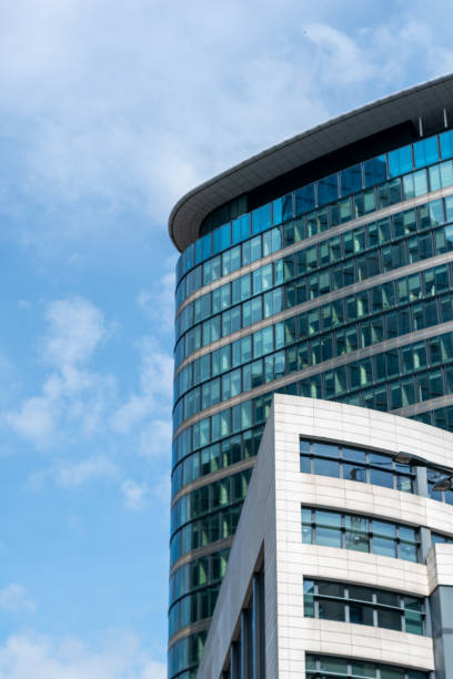 istock High-rise building in Brussels, Blue glass background office building texture,glass skyscraper background,building with glass windows. 2148321594