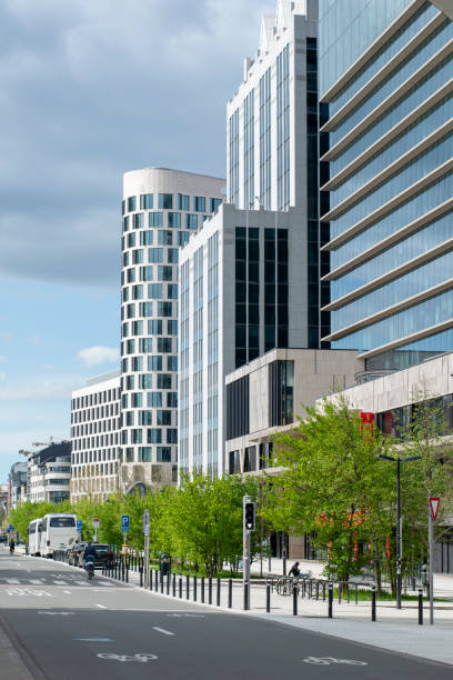 istock modern office buildings,Business building pattern. moderne architecture. 2148321596