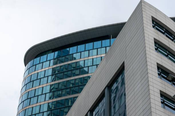 istock High-rise building in Brussels, Blue glass background office building texture,glass skyscraper background,building with glass windows. 2148321648