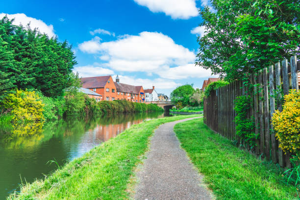 istock A beautiful scenic view of green trees alongside a river under a blue sky 2148323539
