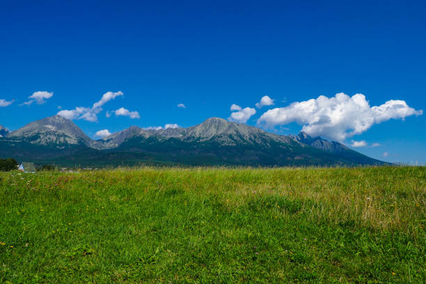 The Beautiful Tatra Mountains on the Border of Slovakia and Poland