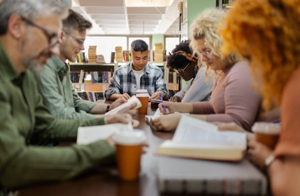 istock People in College Library Reading Books Together 2148325734