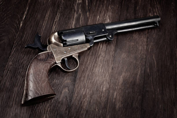 istock Old West gun. Percussion Army Revolver 2148329225