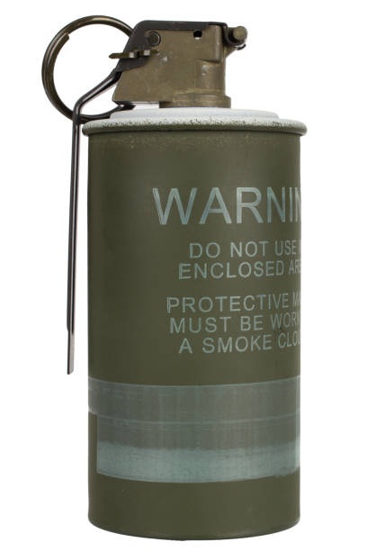 istock smoke hand grenade isolated on white 2148329469