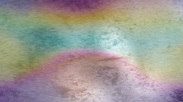 istock Iridescent metal grunge texture. Gradient colors steel background with scratches for industrial design. 2148331680