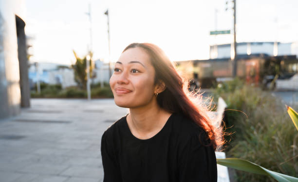 istock Thoughtful woman with smile on her face. 2148340891