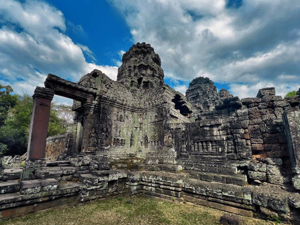 istock Banteay Kdei: Exploring Cambodia Ancient Treasures in Angkor Wat, Siem Reap, Cambodia 2148343240