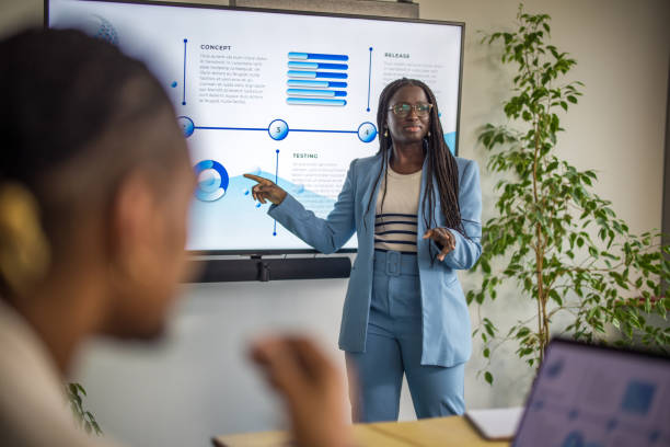 istock Professional Presentation by a Confident Black Businesswoman 2148345177