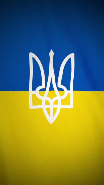 flag of ukraine waving