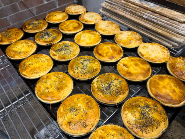 istock Australian Meat Pies on a Tray 2148348898