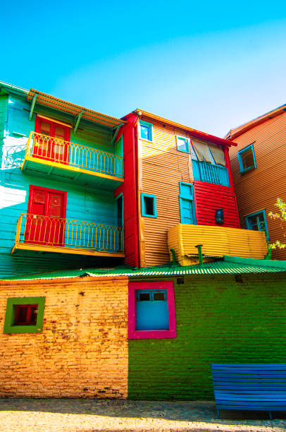 istock Vibrant Mosaic: Caminito Street, La Boca's Colorful Icon 2148350006