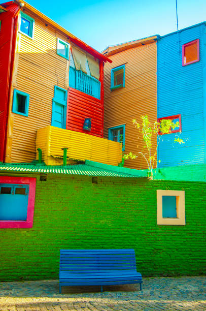 istock Vibrant Mosaic: Caminito Street, La Boca's Colorful Icon 2148350018