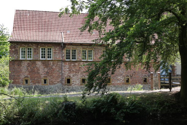 istock Beautiful summer day at Dinklage Monastery in Lower Saxony 2148352740