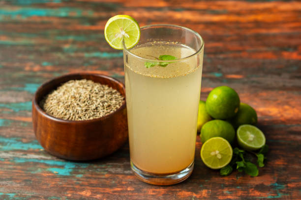 soaking raw cumin seeds drinks or cumin powder drinks called 