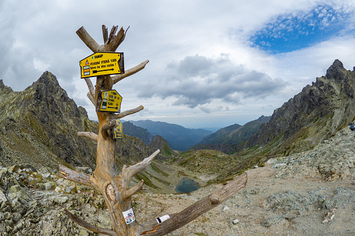 The Beautiful Tatra Mountains on the Border of Slovakia and Poland during summer - Hiking Europe
