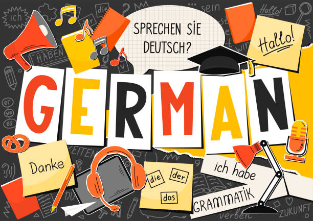 German Learning Photo 180+ German Language Courses Ilustraciones de Stock, gráficos ...