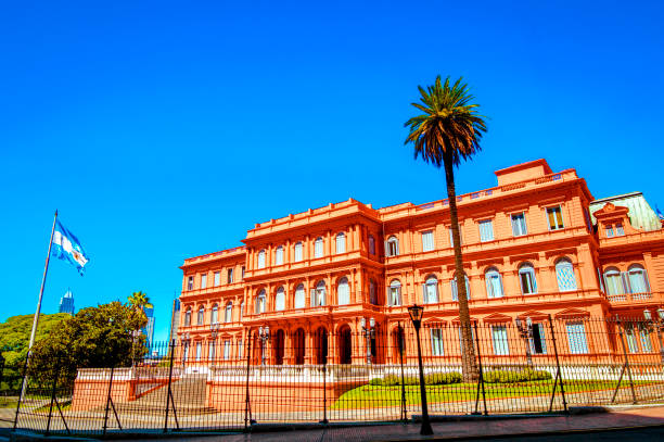 istock Casa Rosada: Iconic Facade of Argentina's Presidential Executive Power 2148355770