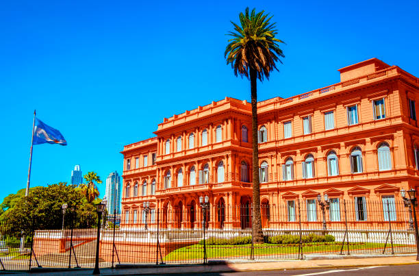 istock Casa Rosada: Iconic Facade of Argentina's Presidential Executive Power 2148355771