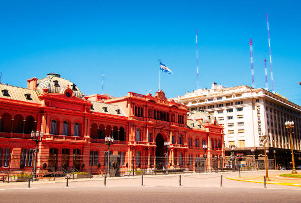 istock Casa Rosada: Iconic Facade of Argentina's Presidential Executive Power 2148355777