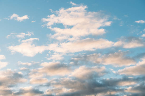 istock The vibrant sky and fluffy cloud during sunset 2148356496