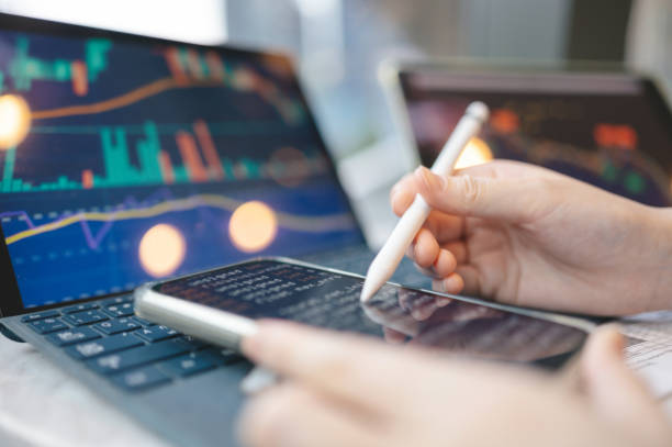 istock Millennial and Gen Z investment coding Robot investment helping growth her wealth and protecting risk 2148357653