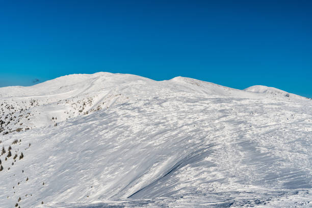 Durkova, Chabanec and Skalka hills in winter Low Tatras mountains in Slovakia Durkova, Chabanec and Skalka hills from Zamostska hola hill in winter Low Tatras mountains in Slovakia durkova stock pictures, royalty-free photos & images