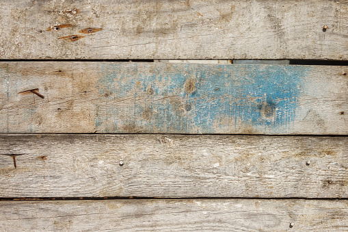 Wooden background of old boards. Old wooden wall. Close-up,